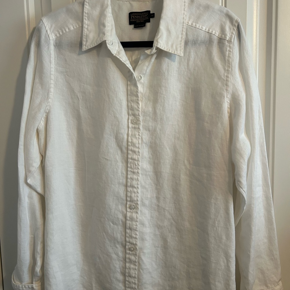Pendleton white Casual Button Down Shirt